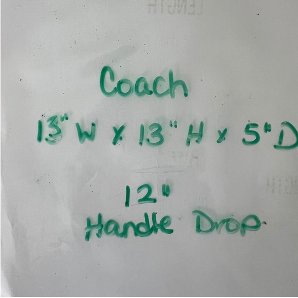 COACH Zoe Denim Signature Lg Hobo Bag Leather Trim w/Hang Tag 0871-12662 - Picture 11 of 11